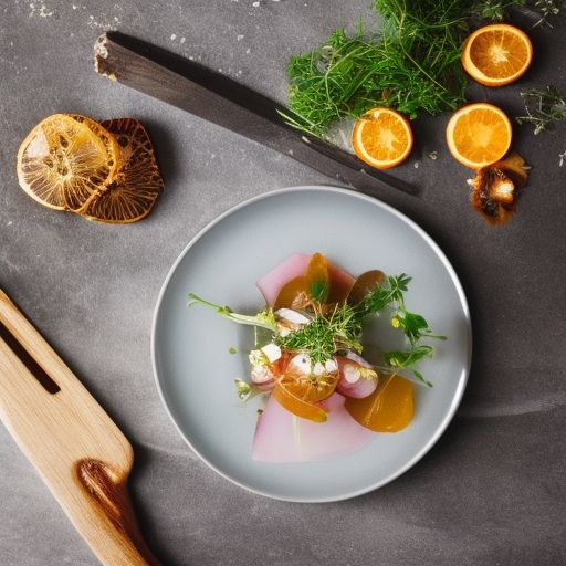 Image de Gravlax de truite fumée à  l’érable et gin boréal
